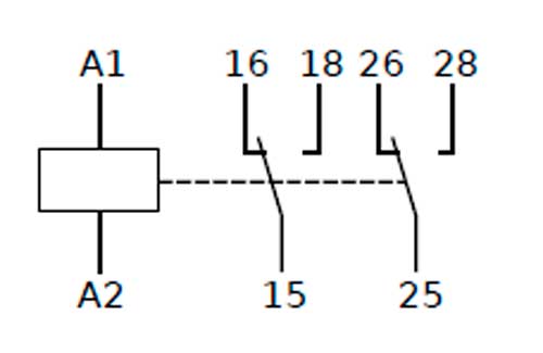 Схема подключения реле ВЛ-162